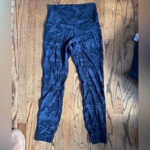 Lululemon 7/8 align leggings black camo